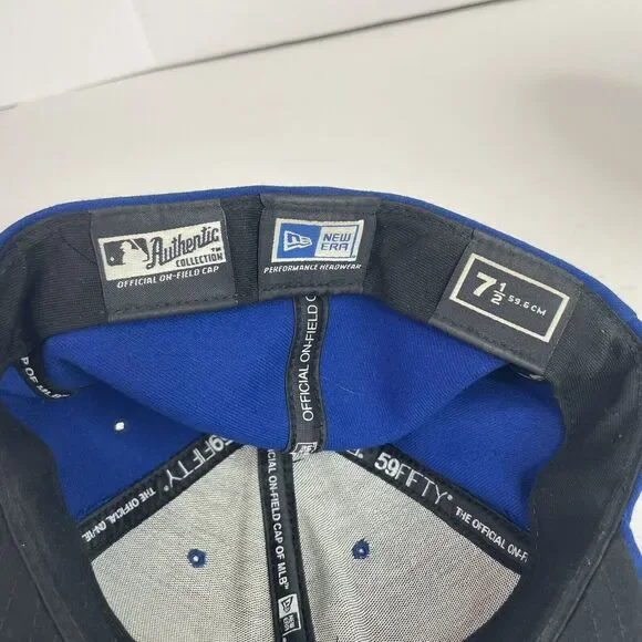 Kansas City Royals Hat Fitted 7 1/2, New Era, Blue, 59FIFTY, USA, MLB - Picture 6 of 9